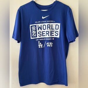 Nike 2018 World Series Los Angeles Dodgers Large T-Shirt